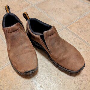 Merrell Shoes Jungle Moc Slip On Brown Suede Size US10 EU44